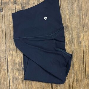 Lululemon Align High Rise Pant 25" - Navy Blue - SZ. 4 - Like New!